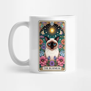 Burmese Cat Tarot Card Mug